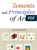PDF Elements and Principles of Art - Module - 5