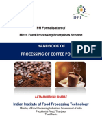 Handbook of Processing of Coffee Powder: PM Formalisation of Micro Food Processing Enterprises Scheme