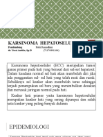 Karsinoma Hepatoseluler: Pembimbing Dr. Yossi Andila, SP.B (71170891206)