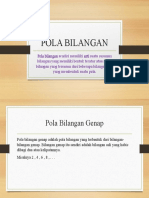 Pola Bilangan