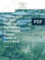 Findings From The Child Protection Assessment in Rohingya Refugee Camps in Coxs Bazar October 2021