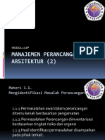 Manajemen Perancangan Arsitektur