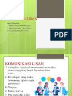 Komunikasi Lisan Kel 1