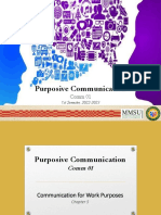 Communication for Work Purposes