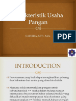 Karakteristik Usaha Pangan (P4)