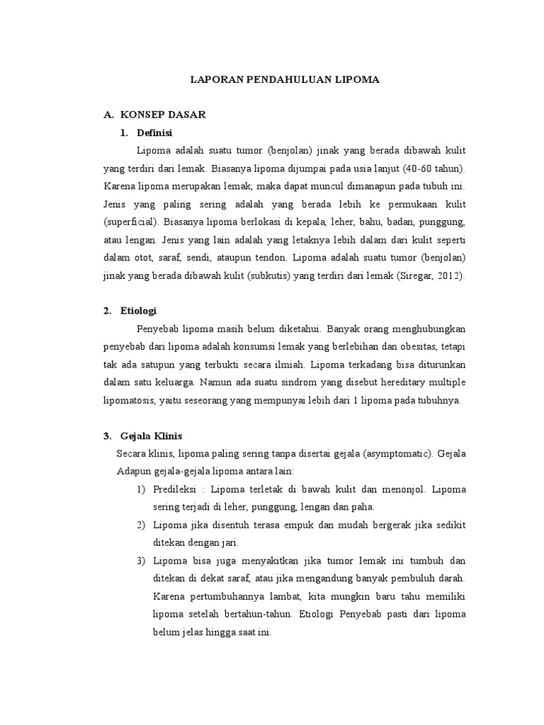 LP Lipoma Pathway Rev | PDF