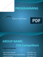 Visual Programming: Topic