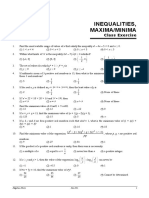 Inequalities, Maxima - Minima