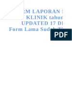 Form Laporan Yanprim Klinik 2021