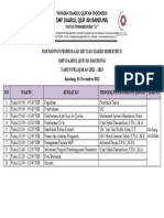 Roundown Pembukaan Iht Dan Raker Semester Ii