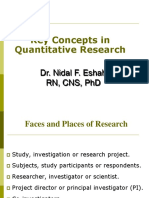 Key Concepts in Quantitative Research
