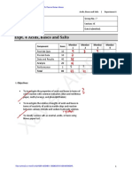 Acids, Bases and Salts Lab Report