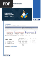 Linux File Permissions Cheat Sheet