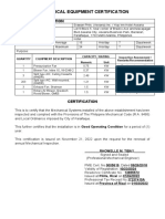 Mechanical Cerification-Air&Ventilation (Erawan Aseana)
