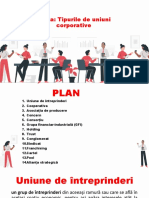 Tema 4. Tipurile de Uniuni Corporative