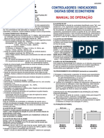 Manual de Operação - Controladores  ⁄  Indicadores digitais série Econotherm