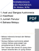 Perkembangan Bhs Indonesia - DR HINDUN
