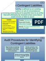 Review For Contingent Liabilities