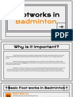 Footworks Importance Badminton Essential Reaching Shuttles