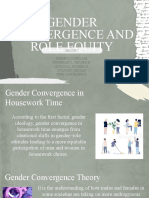 Gender Convergence and Role Equity