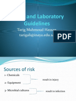 Safety and Laboratory Guidelines