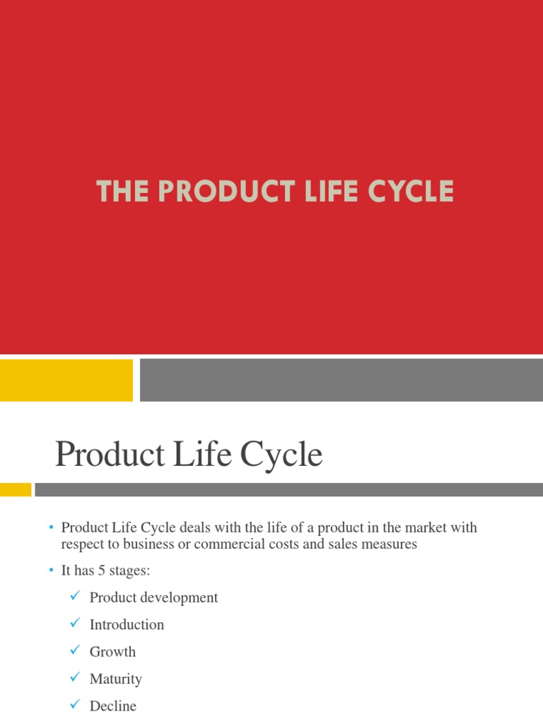 The Product Life Cycle PDF