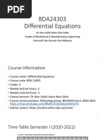 Lec - 01-BDA24303-Differential Equations