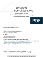 Lec - 01-BDA24303-Differential Equations