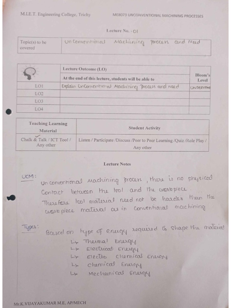 UCM - Unit 1 Notes | PDF