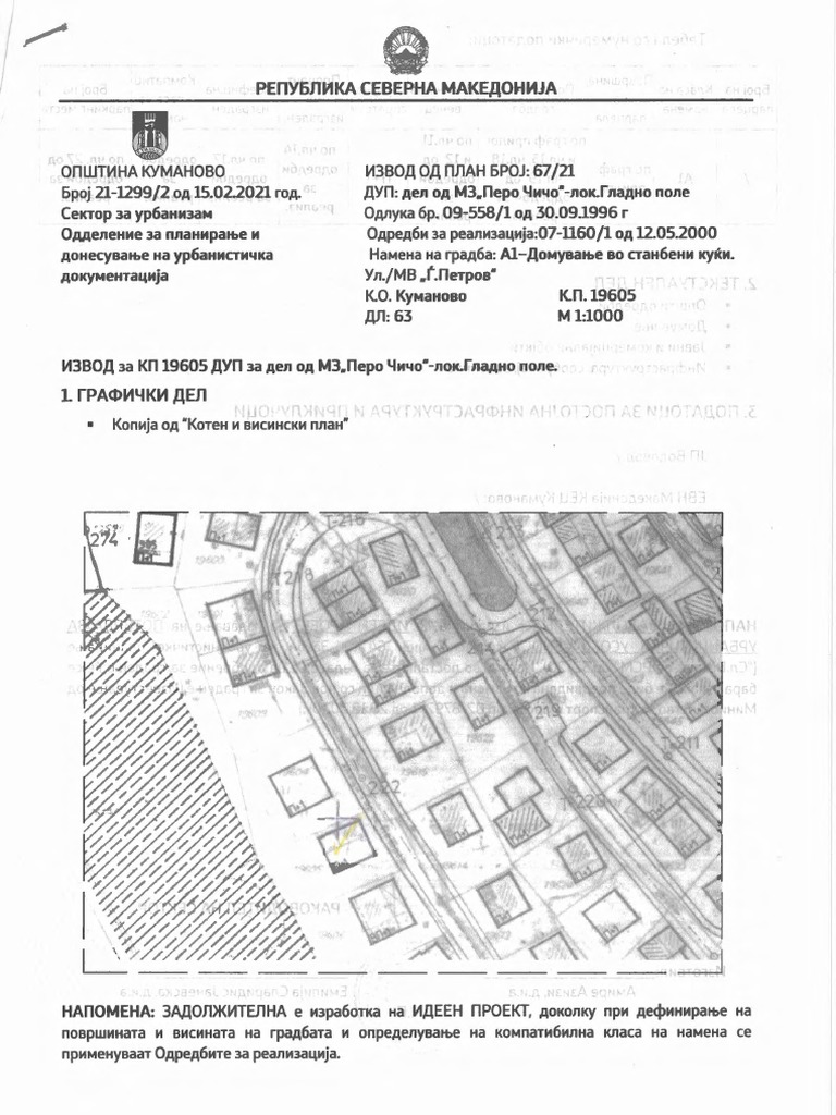 Извод од ДУП | PDF