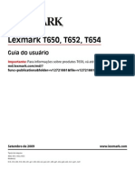 Manual Lexmark t652