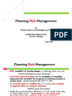 Planning Risk Management Techniques