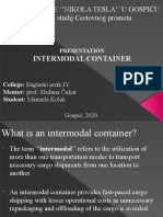 Intermodal Container-Seminar