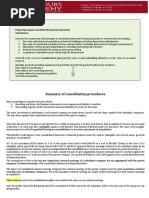 Chapter 24 - The Consolidated Statement of Balance