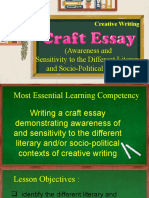 Craft Essay