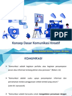 Materi Konsep Dasar Komunikasi Kreatif