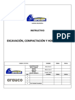 IT-CIV-01 Rev. 0 Instructivo Excavacion, Compactación y Hormigonado (RV-PREVENCION)
