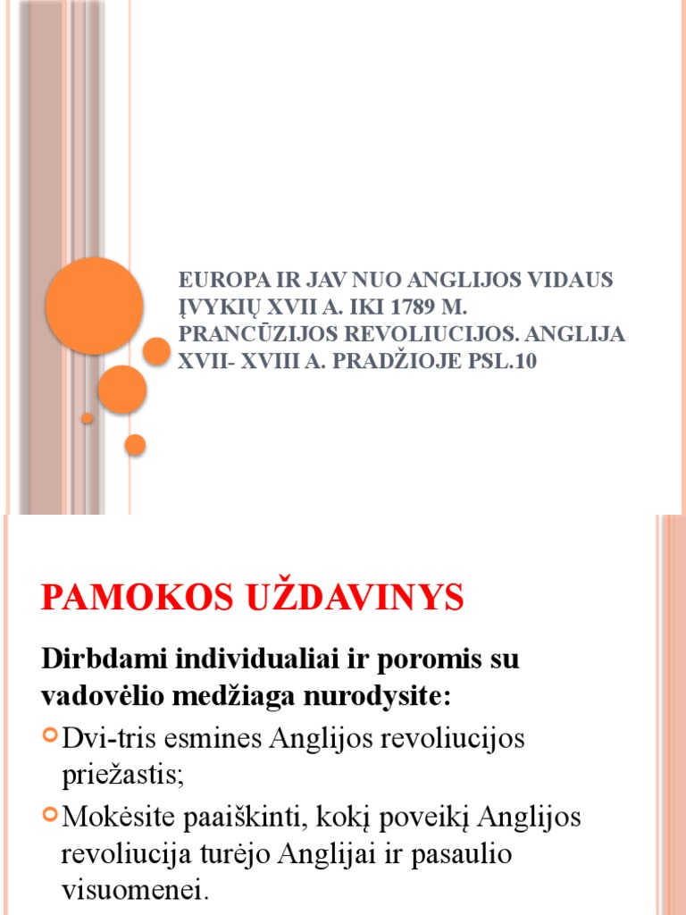 Nr.1 Anglija Xvii - Xviii A | PDF