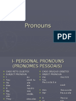 4325830 Ingles PPT Integral Pronouns Personal Possessive Reflexive