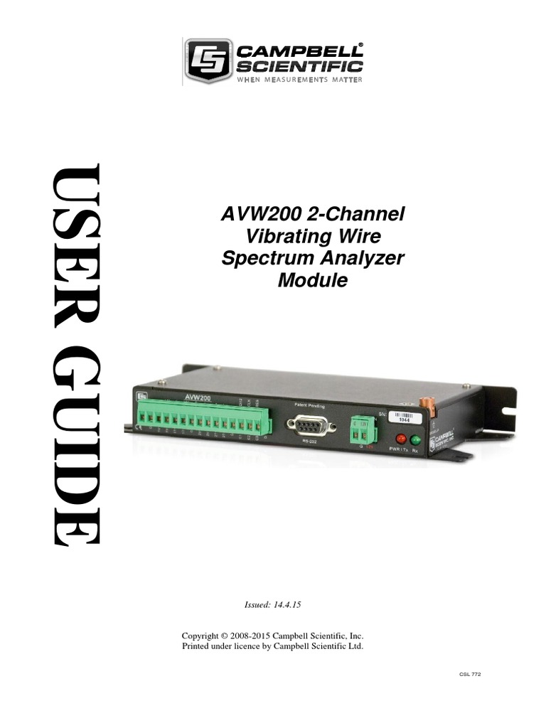 Avw200 - 772 | PDF | Home & Garden | Technology & Engineering
