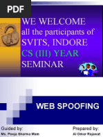 Download Web Spoofing Presentation by omarsvits SN6120010 doc pdf