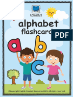 Alphabet Flashcards Copyright English Created Resources