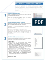 How To Make A Perfect Word Document - General