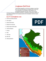 Las 11 Ecorregiones Del Perú