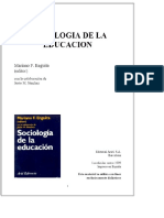 Sociologia de La Educacion - PDF