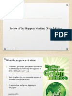 Review of The Singapore Maritime Green Initiatives Upload