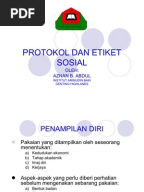 Protokol dan Etiket Majlis Rasmi