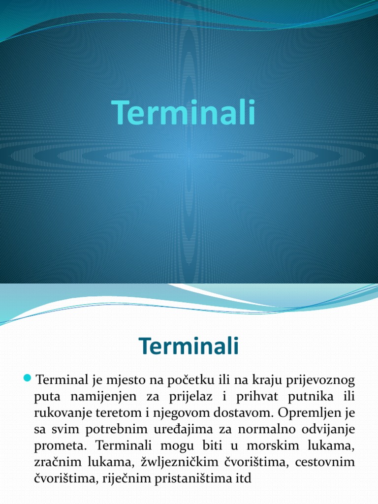 Terminal I | PDF