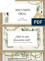 La Discusion Oral