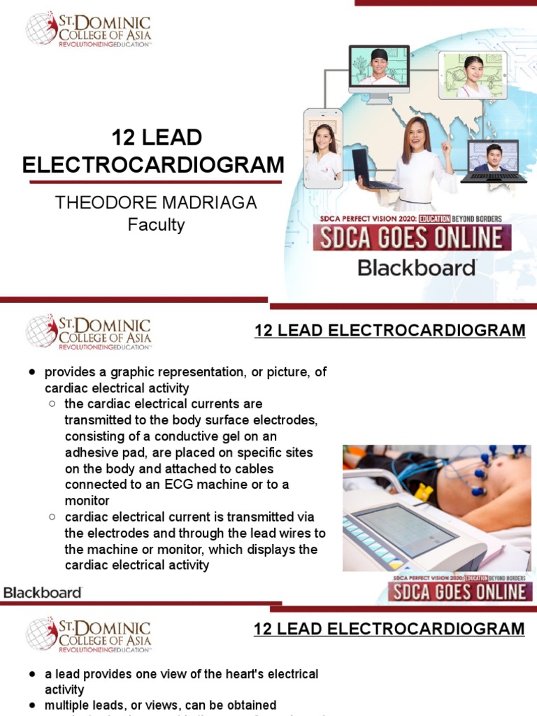 Nursing Guide to 12-Lead ECG Procedure | PDF | Electrocardiography ...